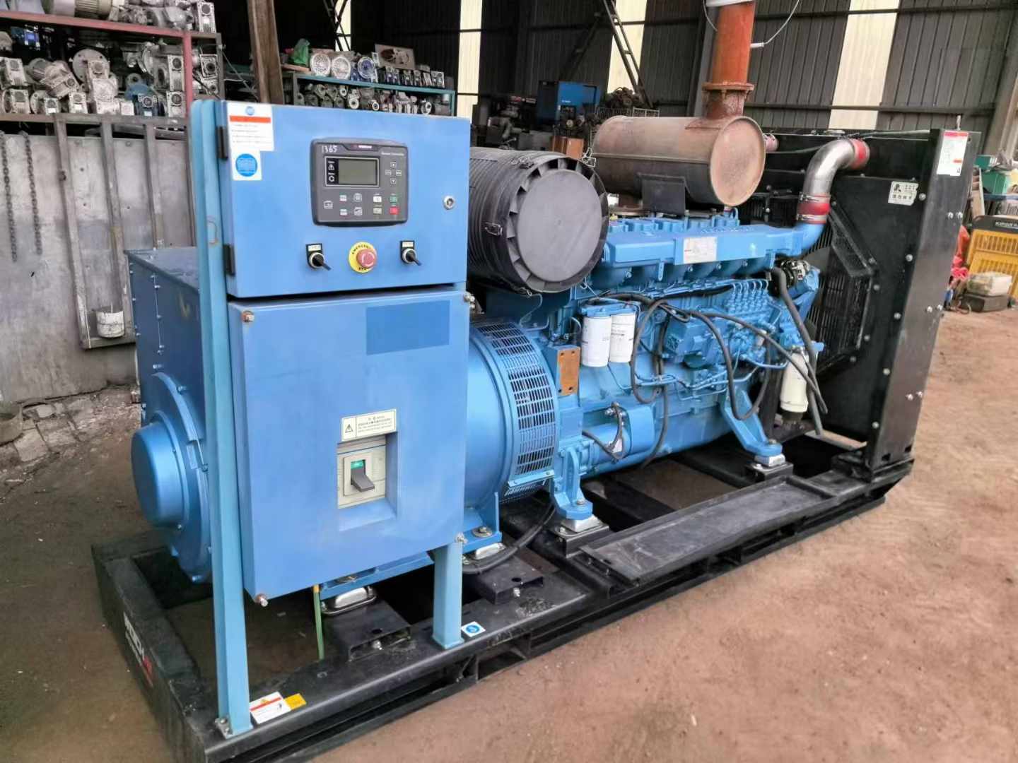安定500kW 柴油发电机组可带动设备功率的计算公式是什么？